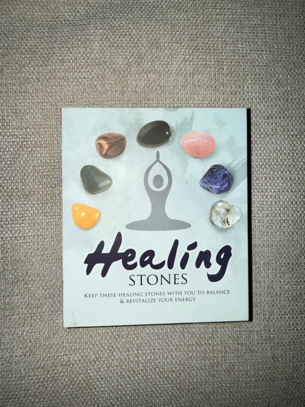 Healing Stones and Guide - Pastel Blue Cover
